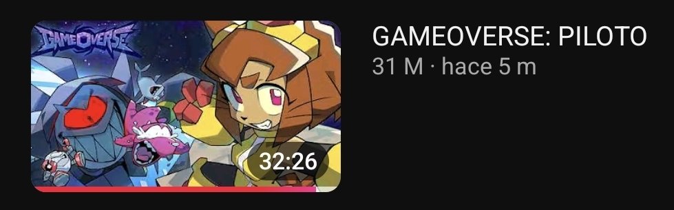 PavelichDoct's tweet photo. "No salió nada bueno"
El piloto obtuvo 31 millones de visitas ¿me pregunto pq Glitch querrá continuar Gameoverse? https://t.co/A776wD5IsN