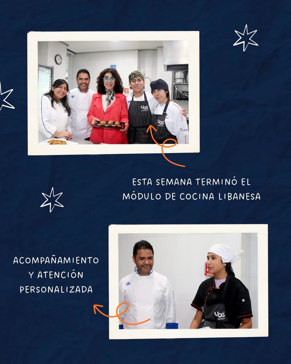 UNIVDEP's tweet photo. ⭐ ¡Así se vive un sábado en el Diplomado de Gastronomía Internacional!

Este sábado, nuestros alumnos concluyeron el módulo de Cocina Libanesa, explorando nuevos sabores, técnicas y tradiciones culinarias que enriquecen su formación gastronómica. 👨🏻‍🍳

#UNIVDEP #UBS #Diplomado https://t.co/xNQXHNpVQM