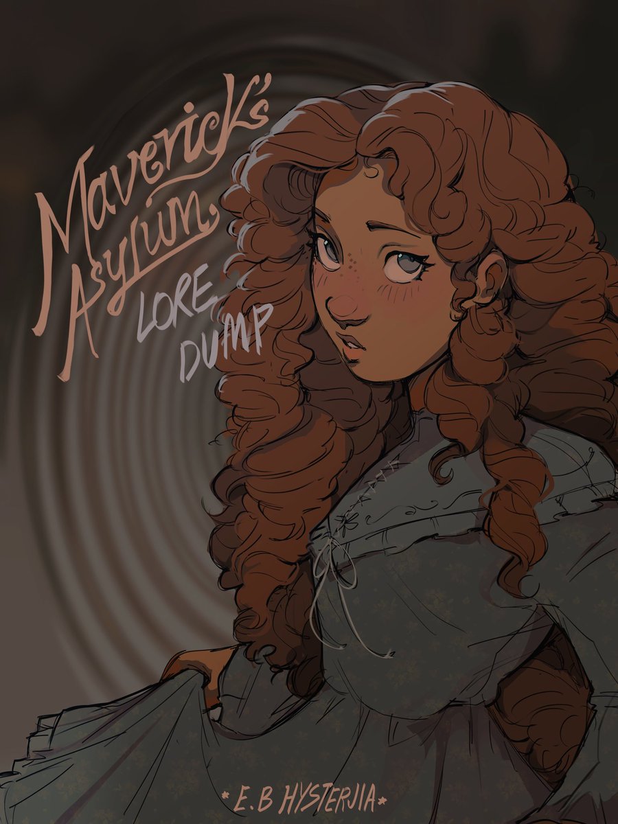 hysterjia's tweet photo. lore dump thing ig!! 

#loredump #mavericksasylum #art #digitalart #webcomic #webtoon #oc #ocs https://t.co/8PMcuh6W5S