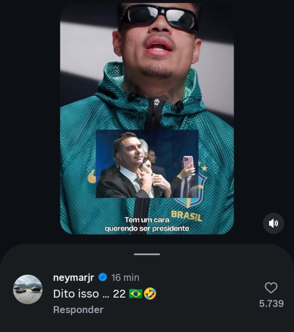 StarCrypTonewss's tweet photo. Dito isso… 13🇧🇷🤣

Quem mora numa mansão com 08 vagas na garagem…. ,nunca teve carteira assinada?👉  @neymarjr 🤔 

Porque coincidência já tem demais… muitos em comum. 
👉🐀🗑️

O algoritmo não julga, só entrega os 🤡. @cabelinhomc 
💚13 💚dito isso …13😂🤣 https://t.co/d1N2XcdFYX