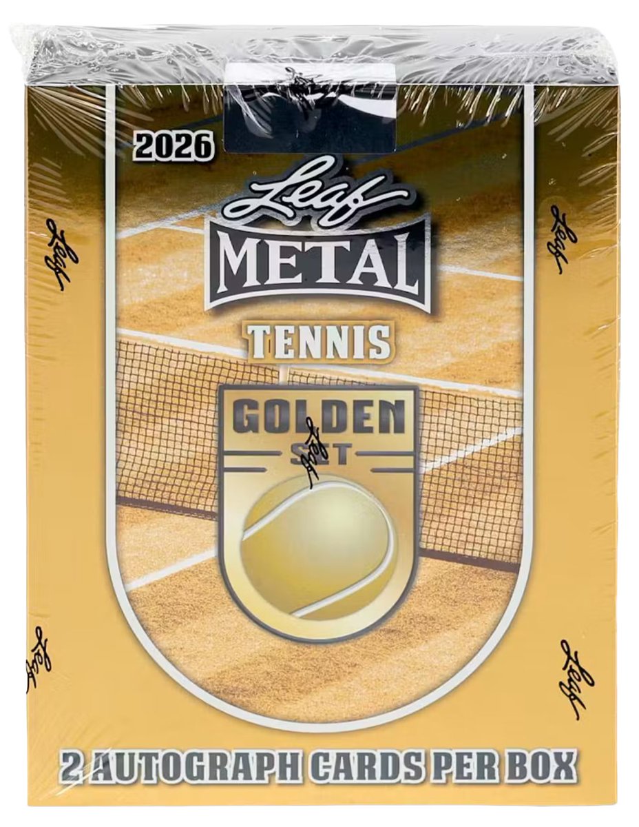 GoGTSLive's tweet photo. We're opening a box of @Leaf_Cards Metal Golden Set Tennis RIGHT NOW on #TheHobby's Web Show

Join us LIVE RIGHT NOW and YOU can WIN CARDS from our box!

Links to watch &amp; subscribe are in our bio🔍 https://t.co/jMELFqi0C3