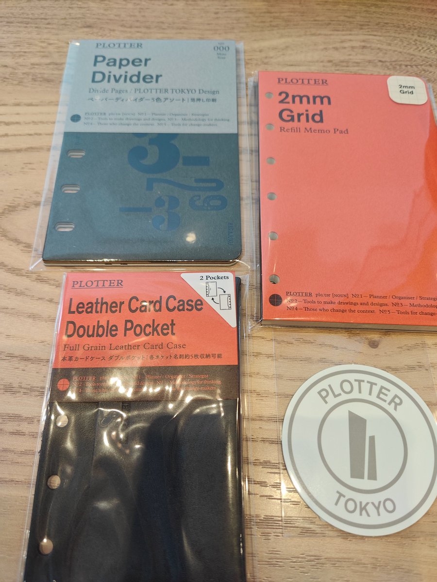 mokudai's tweet photo. 先日原宿のお店で買ってきたものを開封中
#PLOTTER https://t.co/7NOzDykhjX