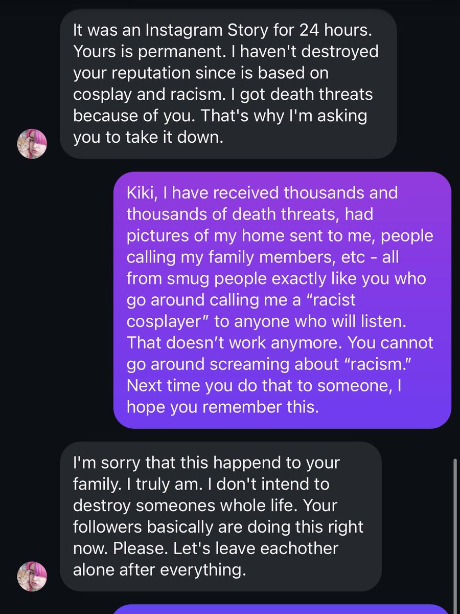 kenzietuff's tweet photo. Never forget that leftists will happily try to ruin your life, but become sniveling cowards (while still doubling down btw) when you do anything in response to them except bow down and apologize. https://t.co/lGHzAoHk9t