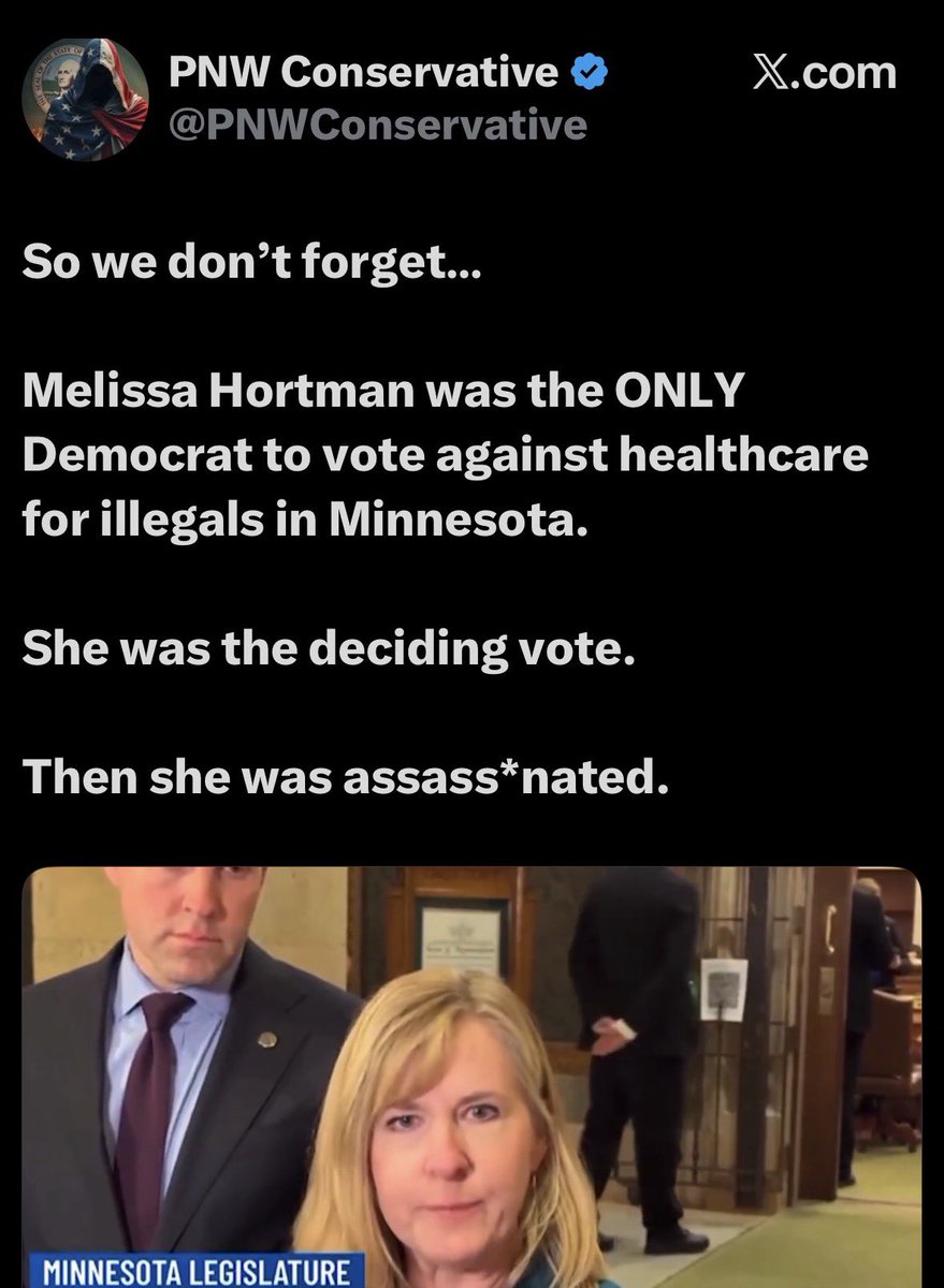 TaxedAndMad's tweet photo. @Milajoy The democrats unalived the only one who stood up and said no
Let that sink in https://t.co/BJMr8IpXq5