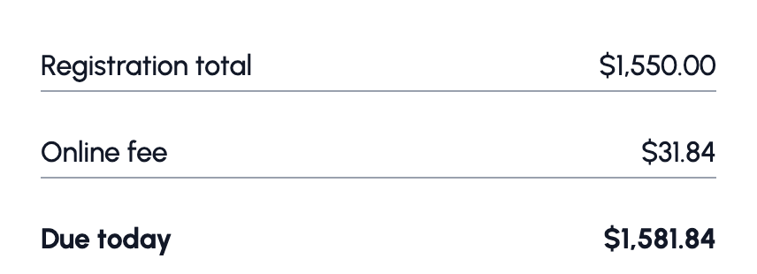 StuartBlitz's tweet photo. Is it me or isn't it obnoxious to charge a 2% fee to pay for your child's sports league fees directly via bank? More on credit card obviously. https://t.co/8npp9a5rWD