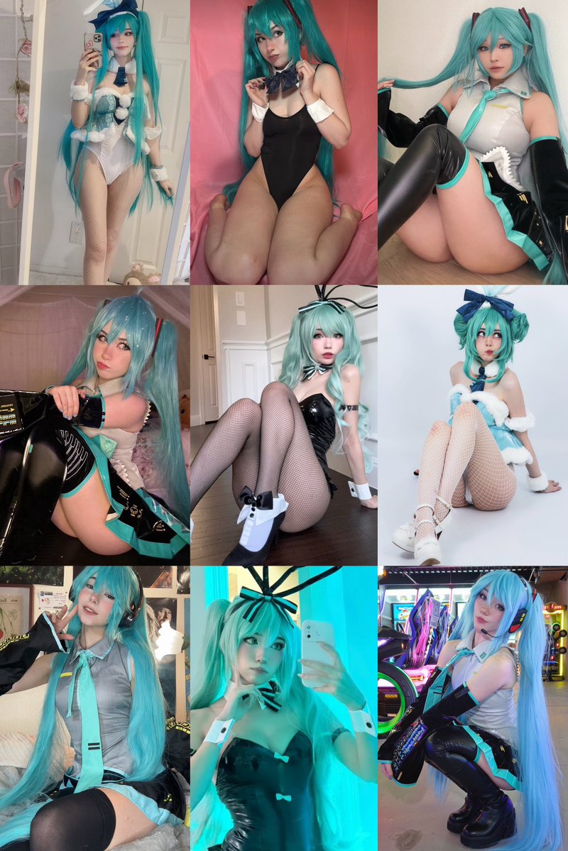 KNYKNYz's tweet photo. choose your Miku https://t.co/FrYA5tBn4E
