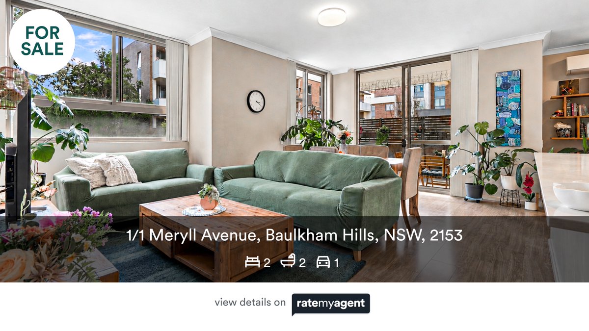 Deepak_Bangarh's tweet photo. 🛌 2 🛀 2 🚘 1
📍 1/1 Meryll Avenue, Baulkham Hills, NSW, 2153

Our agent’s latest listing on #RateMyAgent

https://t.co/NlpeFcO1JW

...
#ratemyagent #realestate #DKB_Real_Estate https://t.co/m7nteXNQjX