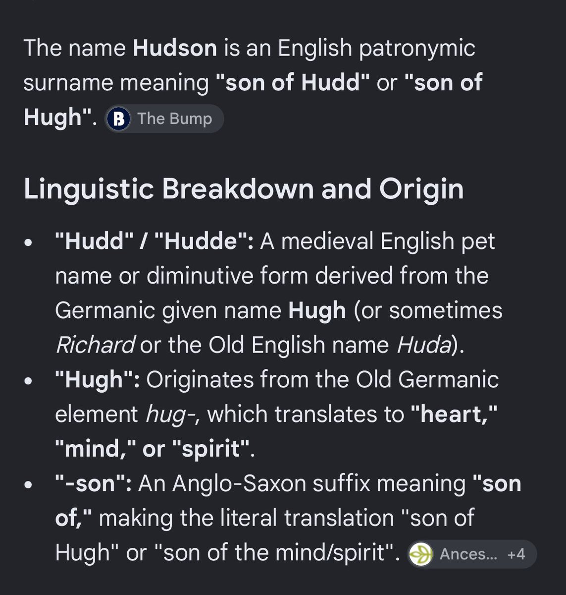 _PeterRyan's tweet photo. @pilgoth It is written:

Hudson: “son of the mind/spirit” https://t.co/IpKPfrefTZ