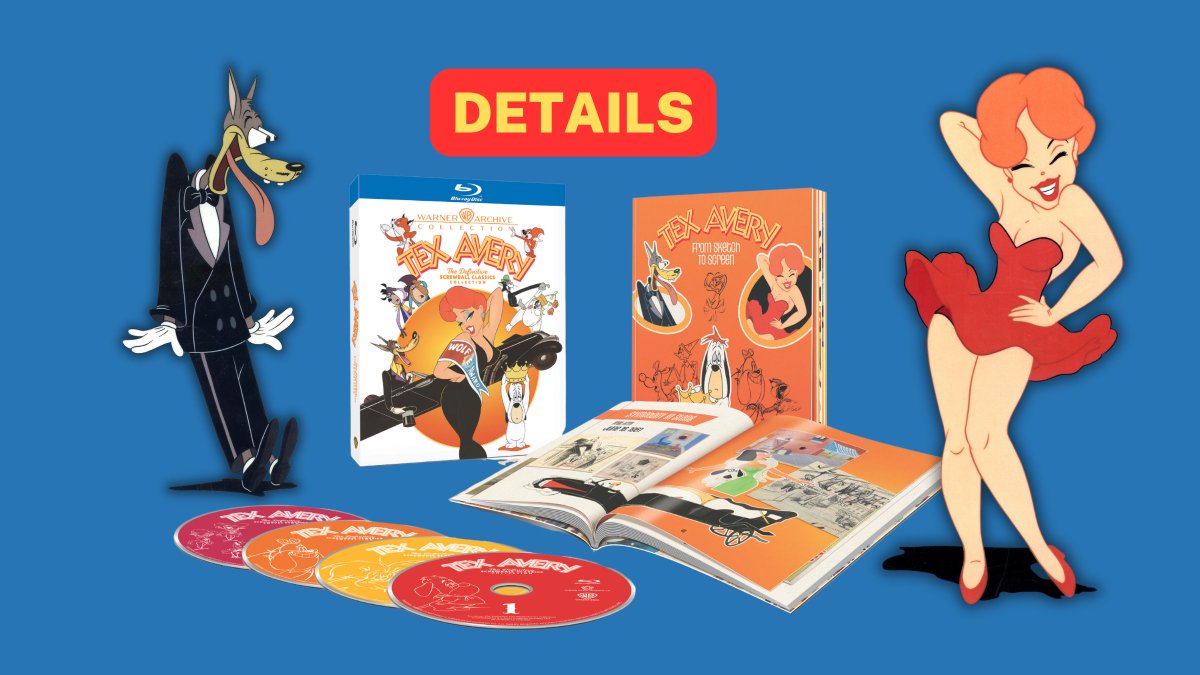 TheExtrastv's tweet photo. NOW AVAILABLE on our YouTube Channel! 
https://t.co/HExnyY17qS
We celebrate TEX AVERY with George Feltenstein of the Warner Archive and animation historian Jerry Beck as they announce the TEX AVERY - THE DEFINITIVE SCREWBALL CLASSICS COLLECTION Blu-ray with details and fun anecdotes. We also break down the extras and the 72-page booklet. In addition, we detail the stand-alone TEX AVERY'S SCREWBALL CLASSICS-Volume 4 Blu-ray for those who have already purchased the first three volumes.

What was once a dream is now a reality. Experience the definitive, complete, and uncensored collection of master animator Tex Avery’s peerless work at Metro-Goldwyn-Mayer. This groundbreaking comprehensive anthology brings together every single comic masterpiece Avery created during his tenure at the studio. Experience the astonishing brilliance and jaw-dropping sight gags exactly as they were originally unleashed—untrimmed, unfiltered, and funnier than ever.
#animation #cartoon #cartoons #bluray #physicalmedia #texavery