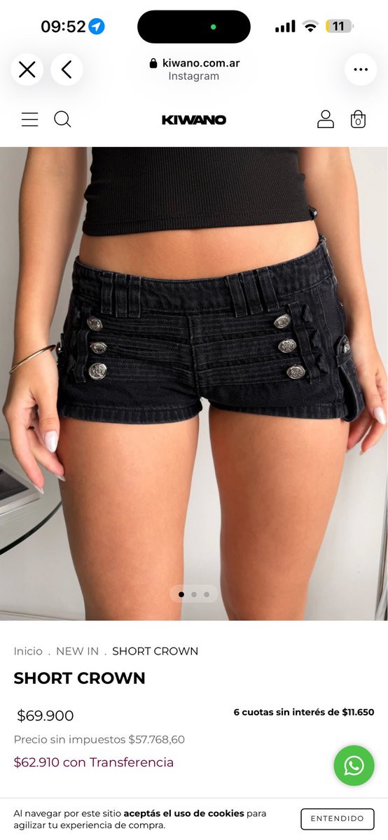 kenmawachiturro's tweet photo. siempre crei fake eso de q las marcas grandes compran en avellaneda y revenden las prendas al triple de lo q valen hasta q vi esta publi de kiwano con un short q me compré en STRAGO en avellaneda hace 1mes y medio a 26000 Y ESTOS LO VENDEN UN 150% MAS CARO ??? 😭 https://t.co/gEAh3F9EFi