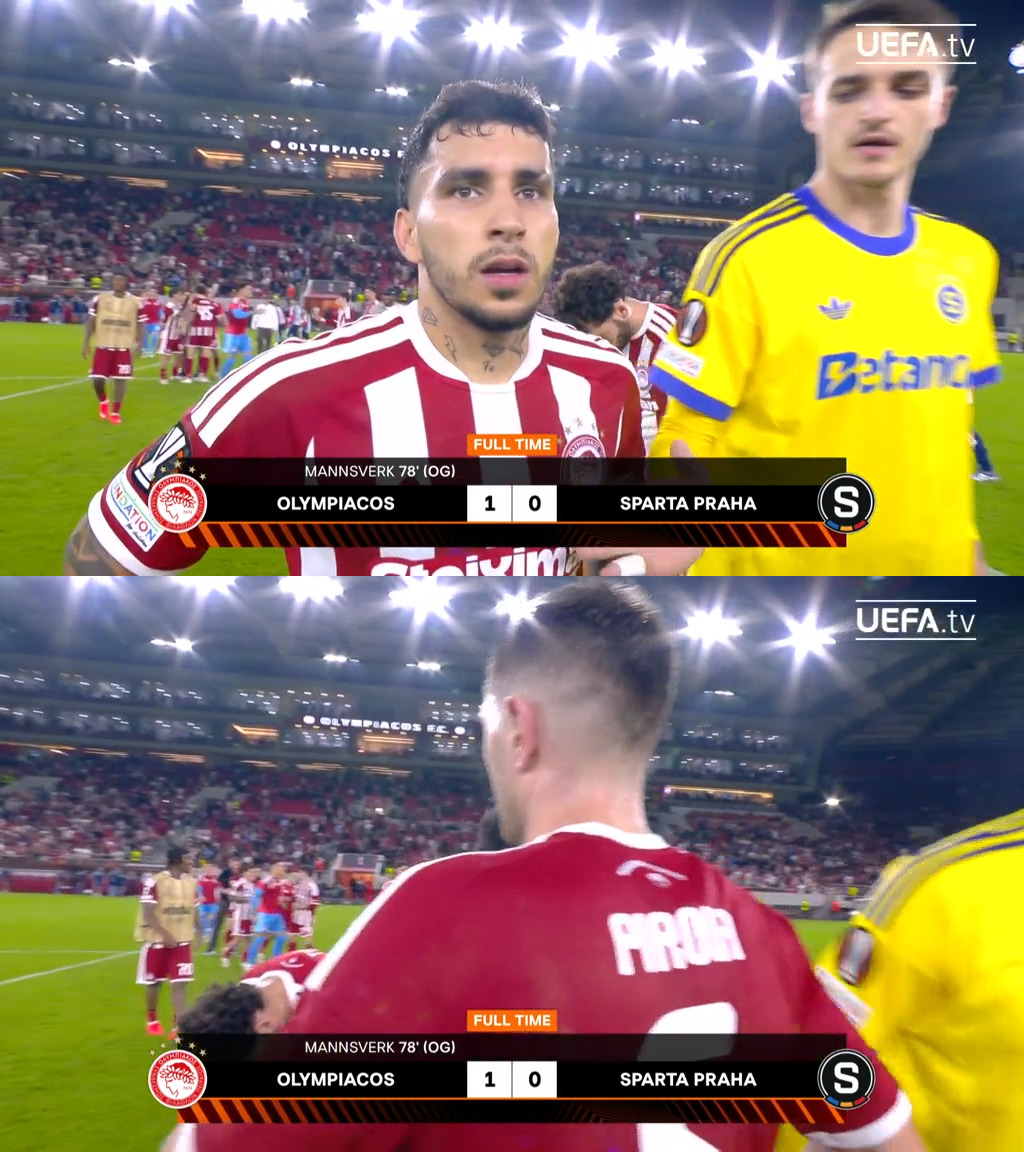 FCOneFootball's tweet photo. 🔚 FULLTIME

🇬🇷 Olympiacos 1-0 Sparta Praha 🇨🇿

▪️ Armando González's late header was the difference for Olympiacos against Sparta Praha in Piraeus.

#UEL #OLYSPA https://t.co/7B1t0zvREi
