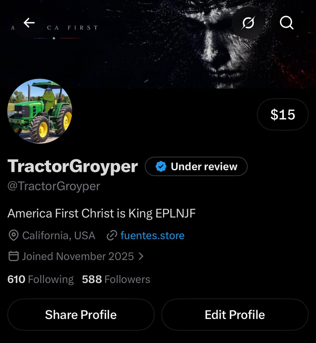 TractorGroyper's tweet photo. Almost 600! https://t.co/v2V7uPnyZX