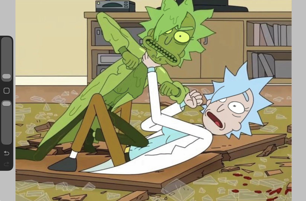 Trixxiest1X's tweet photo. EVERYONE START DRAWING FEM RICKS OR DIE #rickAndMorty https://t.co/MsHXu6ZW1I