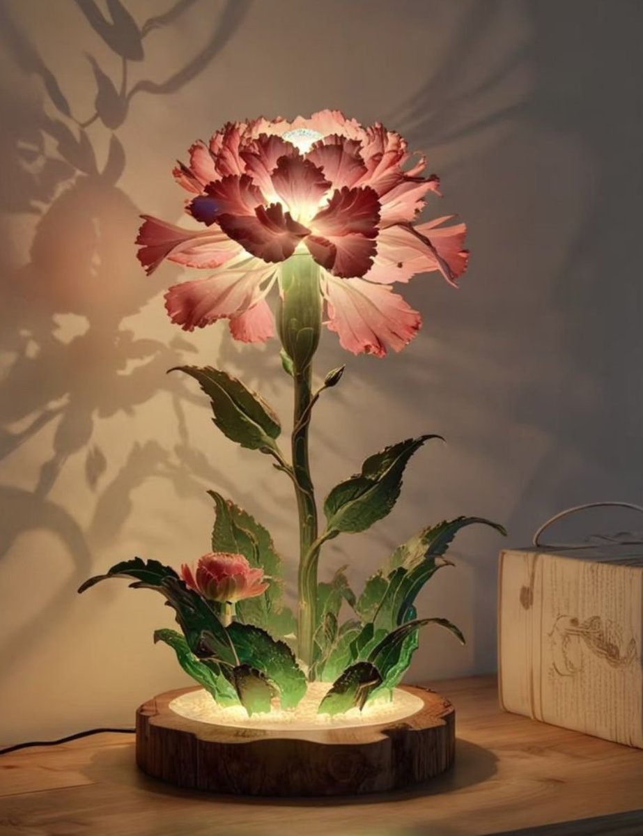 calmlivng's tweet photo. floral lamp https://t.co/2XjrchuWnu
