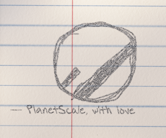 burcs's tweet photo. planetscale doodle is pretty lit, kudos to the doodler https://t.co/lddhwyVf6v