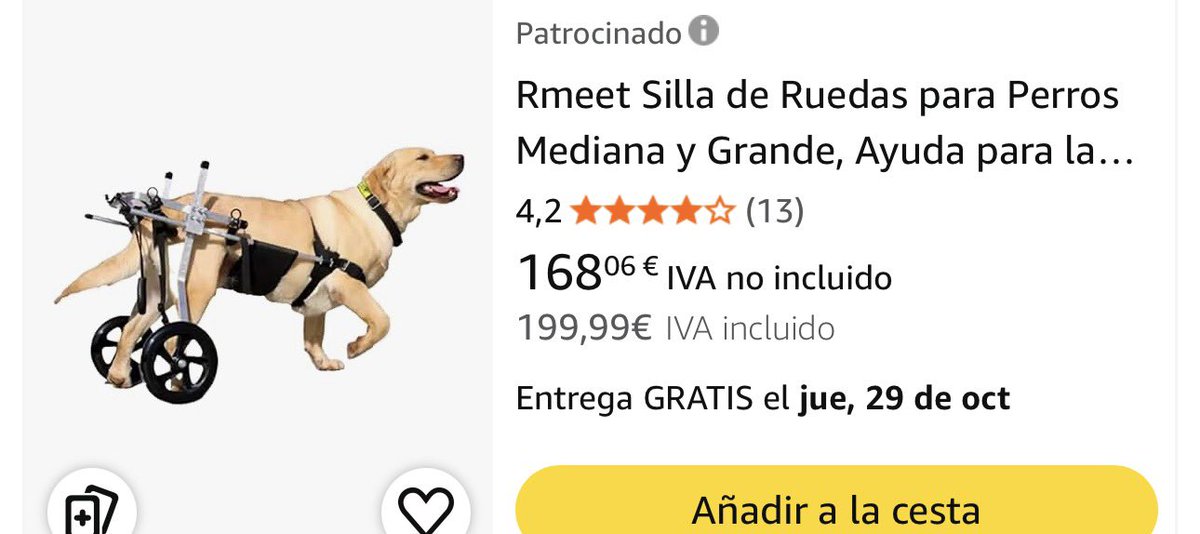 beadifusiones's tweet photo. Chic@s necesitamos esto 🙏 la M, alguien nos la puede comprar para Nala por favor? Todos suma y se consigue !🐾Cuenta: ES81 2100 2470 5102 0037 2217  Paypal: bvs-1982@hotmail.com  GRACIAS !!!!!!! 🙏🙏🙏🙏🙏🙏🙏 https://t.co/zAu3CjUClJ