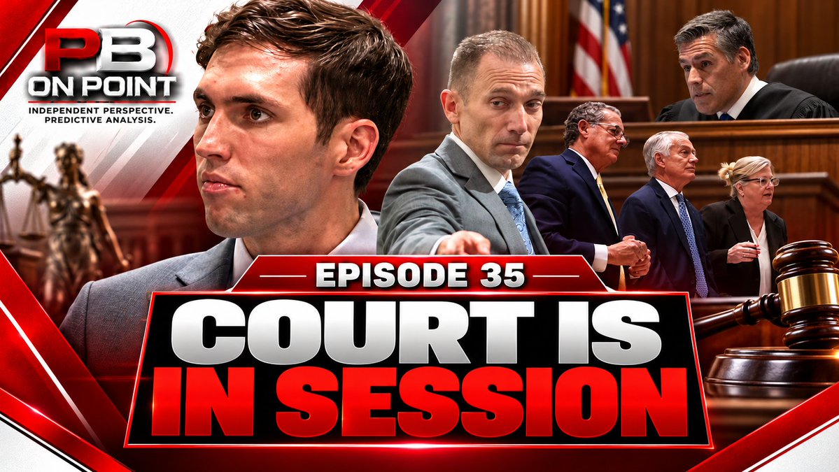 PBOnPoint's tweet photo. ⚖️IT'S TRIAL DECISION DAY
JOIN ME LIVE Tomorrow Morning 9:30 a.m EST
EPISODE 35 Here on X and on YouTube!

THE BREAKDOWN

👉Defense Team wants 2029 Start
👉Prosecution wants 2028 Start
👉I weigh in with my thoughts on what's Next!

👉Candace off 6 weeks-Flamethrower Coming!

👉TPUSA has a New Creepy Person speaking up-I'll share my thoughts!

👉What this all means for Tyler Robinson

👉What I expect to be the Plan of the Government and the Political Reality to all of this!

#charliekirk #tylerrobinson #erikakirk #tpusa #candace #baron