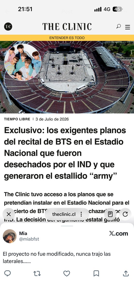 glossymin95's tweet photo. sisisi somos tan importantes que cambiaron todo el escenario por nosotras, si eso te hace dormir de noche https://t.co/rpFoUg9G0y https://t.co/FJSob1UkR9