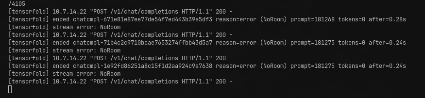 noozie's tweet photo. @ashxhart Hey, what's this mean? (long context, qwen3.8-flash-next, single spark, Mia tensorfold recipe) https://t.co/CVNK2VeAnQ