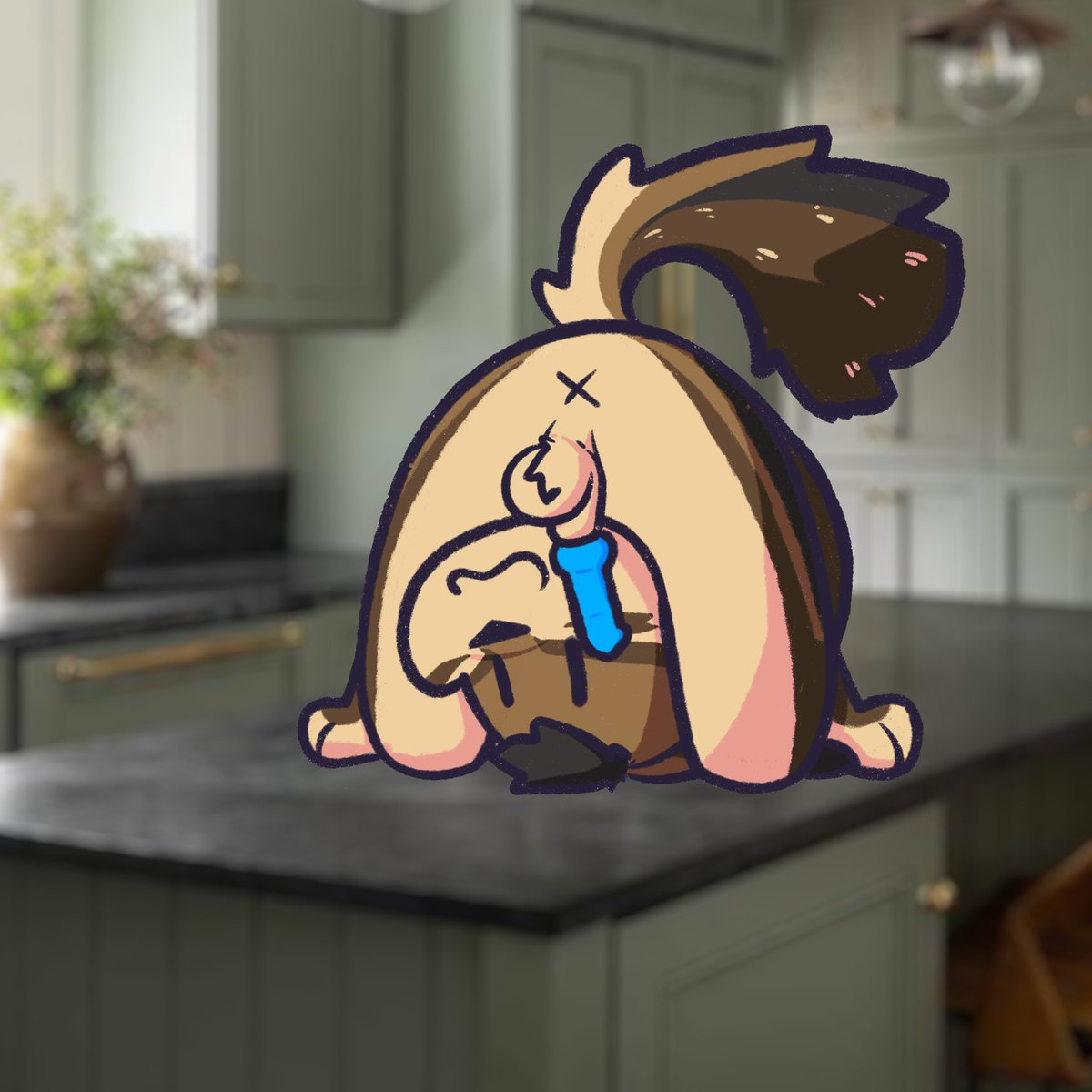 Matte_Wolf's tweet photo. Archie went to the gym! You know what that means!
Dog on the counter!
🎨: Not by me https://t.co/EV2RNP3Iw7