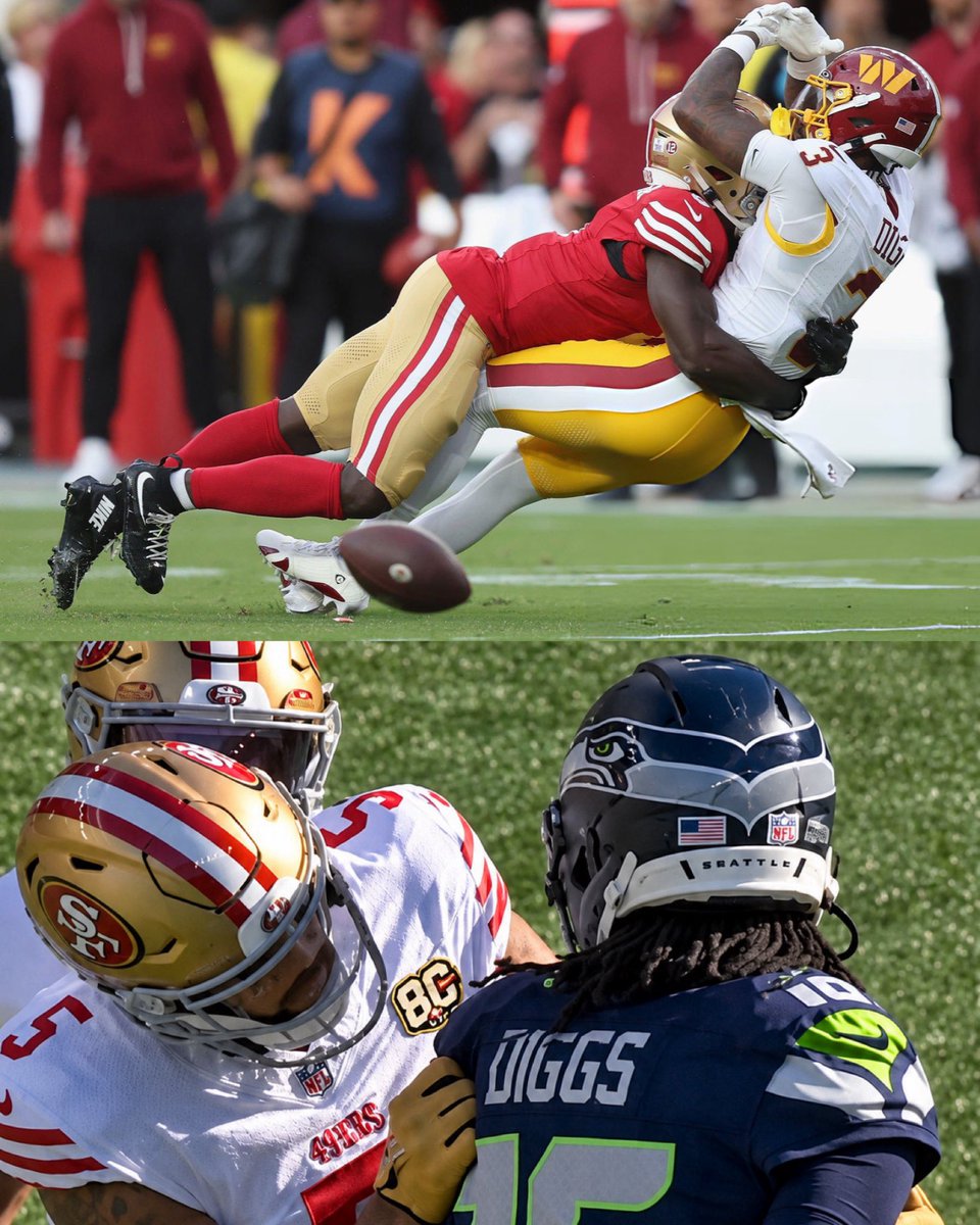 OurSf49ers's tweet photo. The 49ers embarrassed the Diggs brothers in consecutive weeks 💀 https://t.co/J3jqM725vm