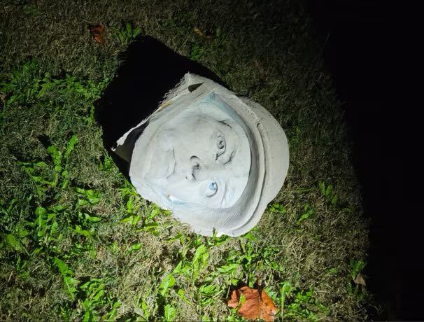 BillMelugin_'s tweet photo. NEW: Multiple federal sources confirm to @FoxNews that the suspect arrested for using a sledgehammer to behead a WW2 Iwo Jima monument in Quantico, VA on Tuesday is a Mexican illegal alien & former DACA recipient whose legal status expired this year. 

Miguel Alonso Maldonado Soriano has now been charged with felony destruction of property and trespass with intent to damage property.

Per federal sources, Soriano illegally crossed into the U.S. in December 1999. He was granted DACA by the Obama administration in 2014 and had it extended for years, most recently by the Biden admin in 2024, but he lost his DACA status in August of this year when it wasn’t renewed by the Trump administration.