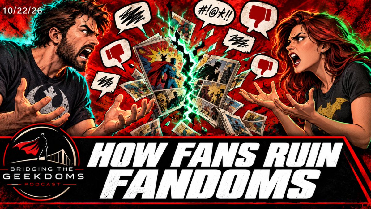 BridgeGeekdoms's tweet photo. TONIGHT 930pm est 

We talk Bond, DC, Marvel and explain how Fans Ruin Fandoms

https://t.co/574Bvbpxfz https://t.co/WogbBeiGnD