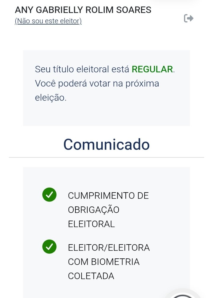 blackisbrow's tweet photo. @anypetals Ela votou tá regular https://t.co/fJgjJO9EWn
