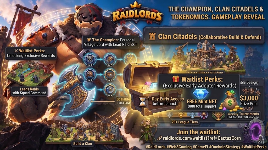 ChettahAbdou's tweet photo. @RaidLords 🎁 Waitlist Perks:• 1-Day Early Access before launch ⏳ • FREE Mint NFT (888 total supply) 💎 • $3,000 Prize Pool ($2k top 100 / $1k random) 💸
Join the waitlist: 🔗 https://t.co/rpRkWlqZsz
#RaidLords @RaidLords https://t.co/KVI5jiI29E