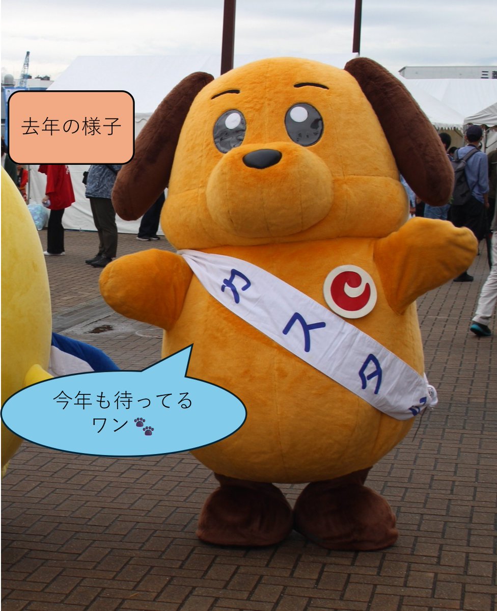 Custom_kun's tweet photo. 【イベント】
大阪税関は、11月7日（土）10時から「第18回MINATO天保山まつり」に今年も参加するよ！展示ブースでは金属探知機ゲームで遊ぶことができるワン🐾みんな遊びに来てね！
#カスタム君 #大阪税関 https://t.co/5ZuyGnbvbo