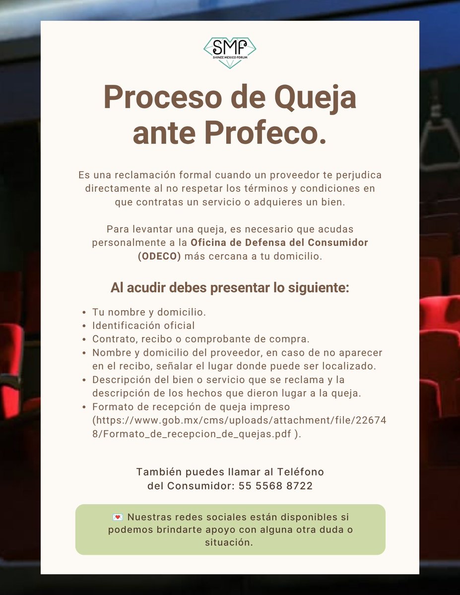 SHINee_Mexico's tweet photo. ¡Hola TAEMATE y SHINee World! 🩵

​Esperamos que todo@s se encuentren bien.

Después de tomarnos un tiempo para procesar los acontecimientos del día de hoy, queremos compartirles la siguiente información de cómo llevar a cabo su queja o denuncia ante Profeco https://t.co/IZUcpSuUlW