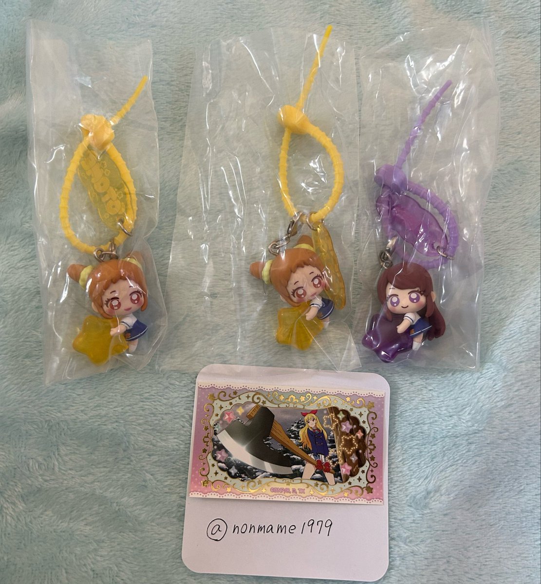 nonmame1979's tweet photo. 【譲渡/交換】 アイカツ！カラフルマルチチャーム

譲→有栖川おとめ2・紫吹蘭
求→定価＋送料

纏めての方優先

支払いはPayPay＞振込 先送りでお願いします
郵送希望📮

お声がけお待ちしております✨️
よろしくお願いします🙇‍♀️ https://t.co/tERmBHntSB