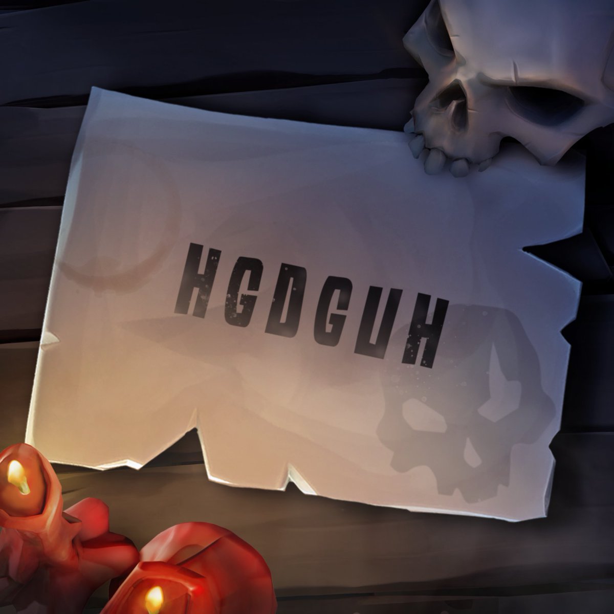 SeaOfThieves's tweet photo. Found this lying around the tavern, but will it lead to a trick or a treat? Better get your crew's top puzzle solver on the case... https://t.co/MSaXMyTJDn