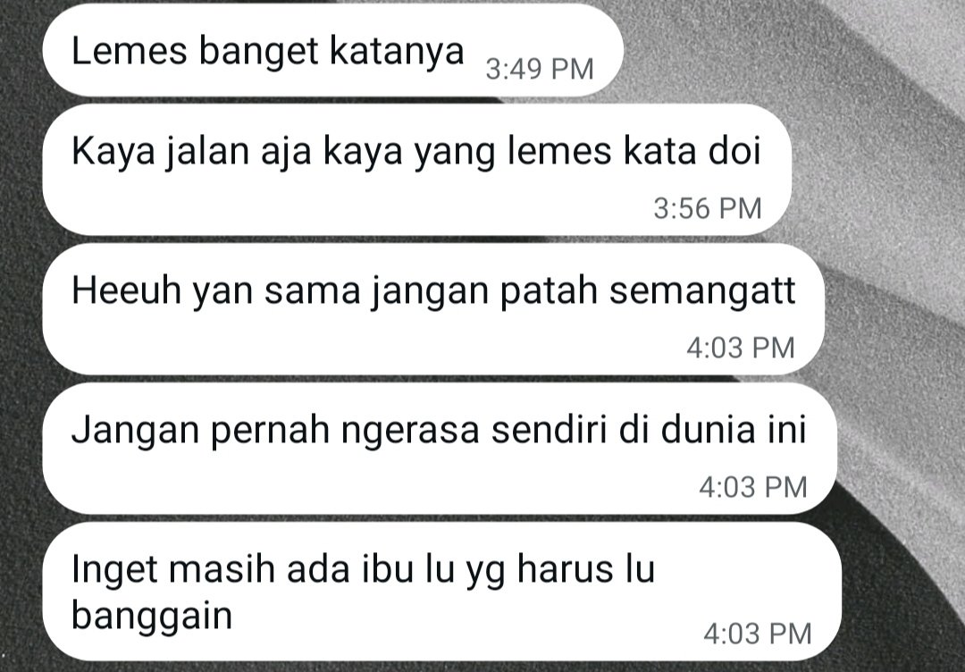 ryanaf__'s tweet photo. Iyaa, gue harus semangat https://t.co/3mE9hhaqV3