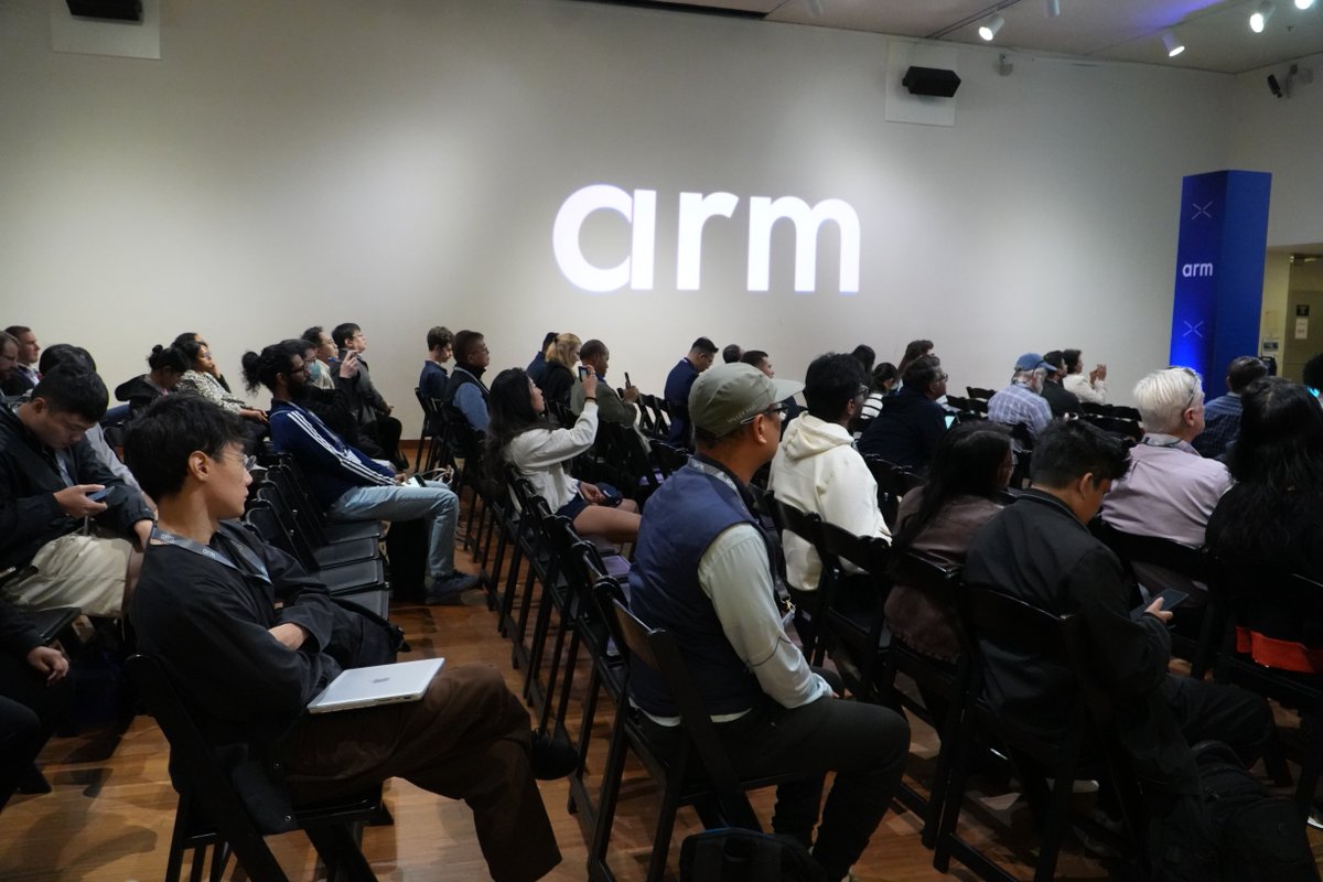 ArmSoftwareDev's tweet photo. From hands-on AI demos and technical deep dives to great conversations with the developer community, we had an incredible time at Arm Create earlier this week.
 
Thank you to everyone who joined us, and to our partners, for making it a great day of learning, building, and connecting with the community building for the future of AI.  

Until next time! 👋