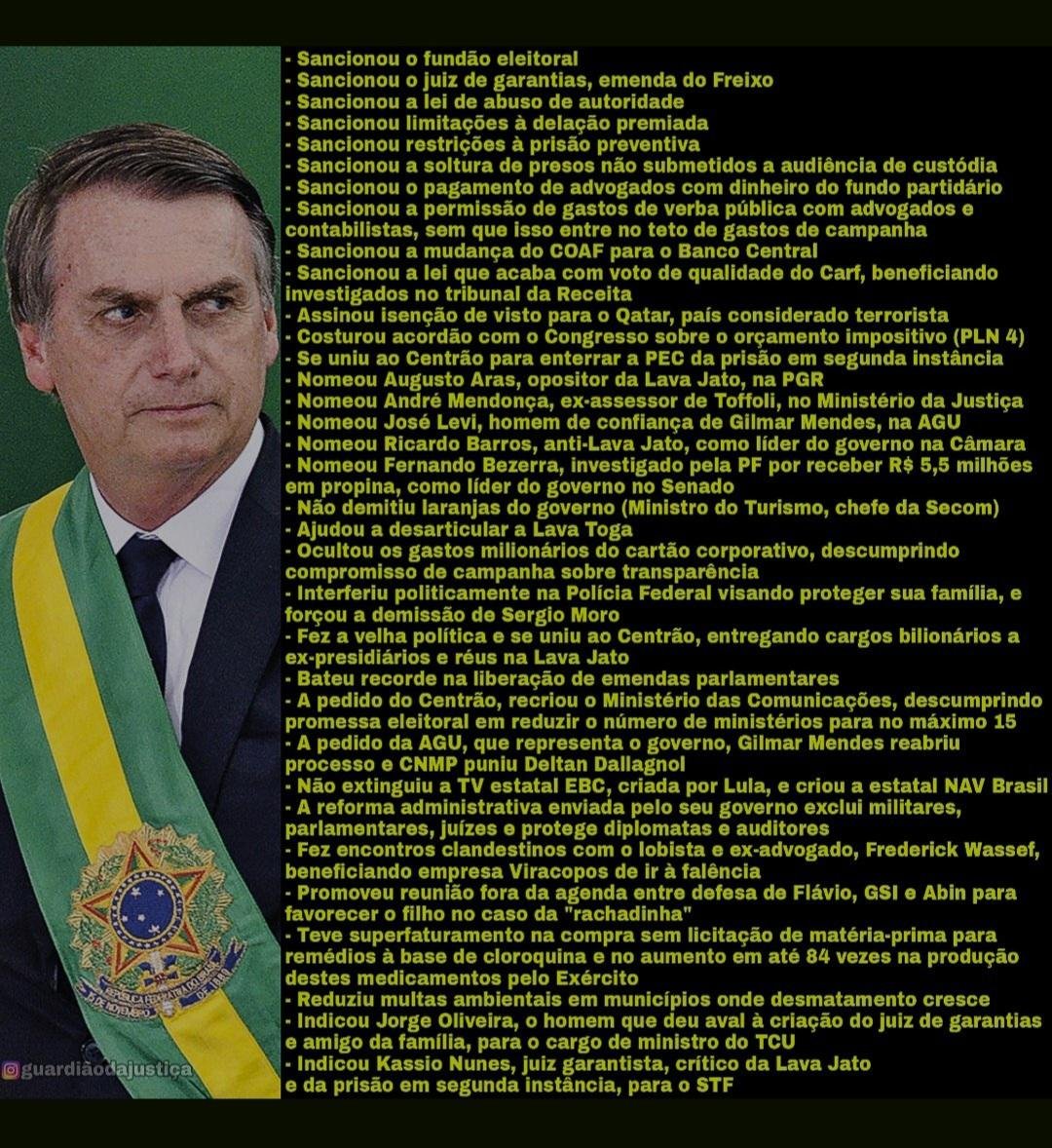 FernandoFilho09's tweet photo. @OncaVeganaBR Lista de traições de jair bolsonaro https://t.co/1TVmAR29np