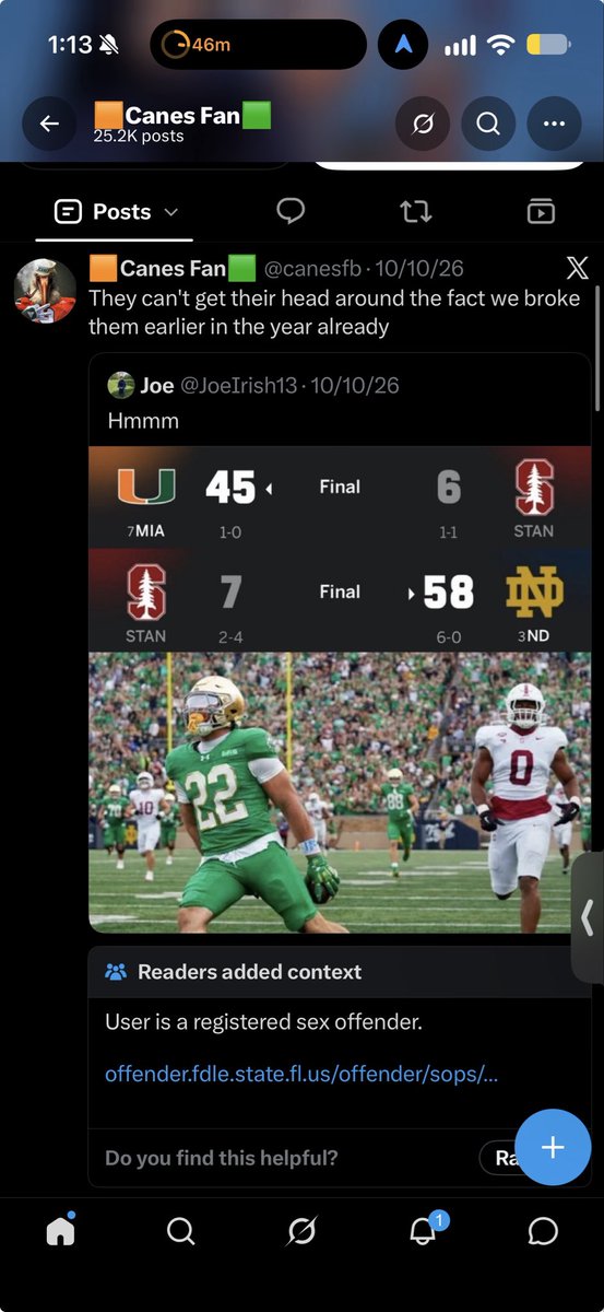 JTimestamp's tweet photo. @ChrisHansenBrnr Yikes https://t.co/AMQNSlwtqT