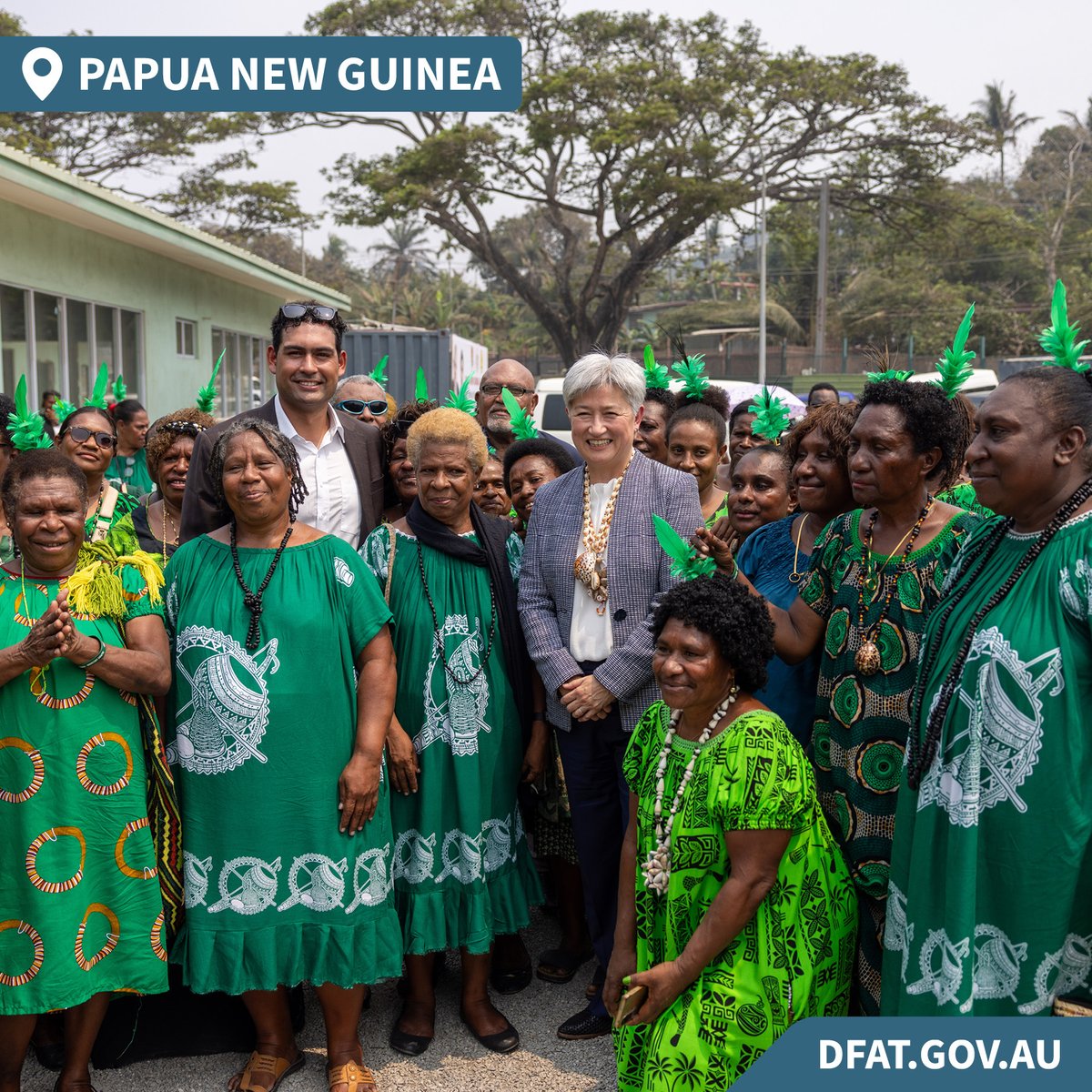 dfat's tweet photo. This Week at DFAT 🇦🇺📸 
Visiting the Moresby South District Hospital; reopening childhood care and education classrooms; celebrating Honolulu Pride; representing Australia at African Union and United Nations peacebuilding consultations. https://t.co/ZvgkkbuHFm