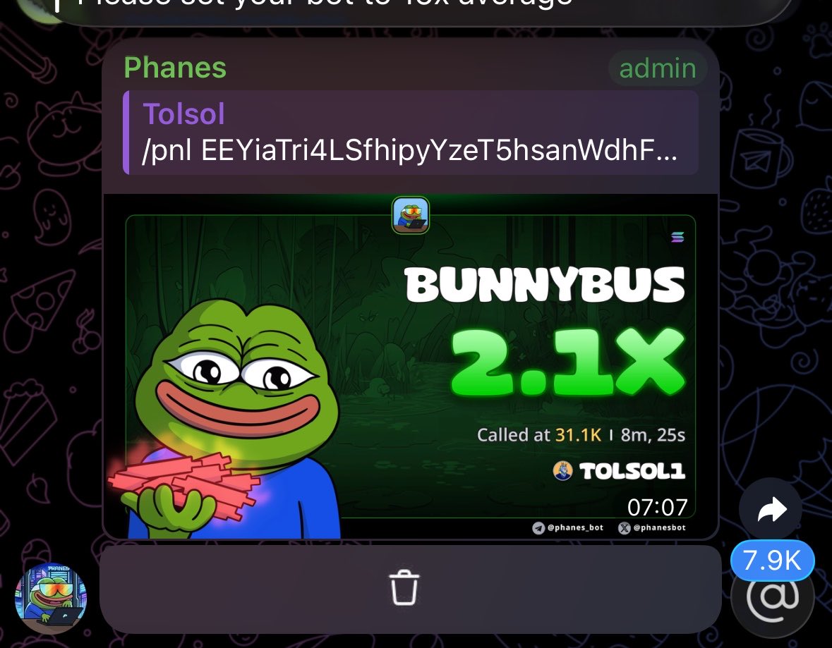 Tolsolx's tweet photo. Fast 2x gains made on $BUNNYBUS 🔥
Ca> 
EEYiaTri4LSfhipyYzeT5hsanWdhF52fKK2mTttPpump https://t.co/OxuvqNNbOT