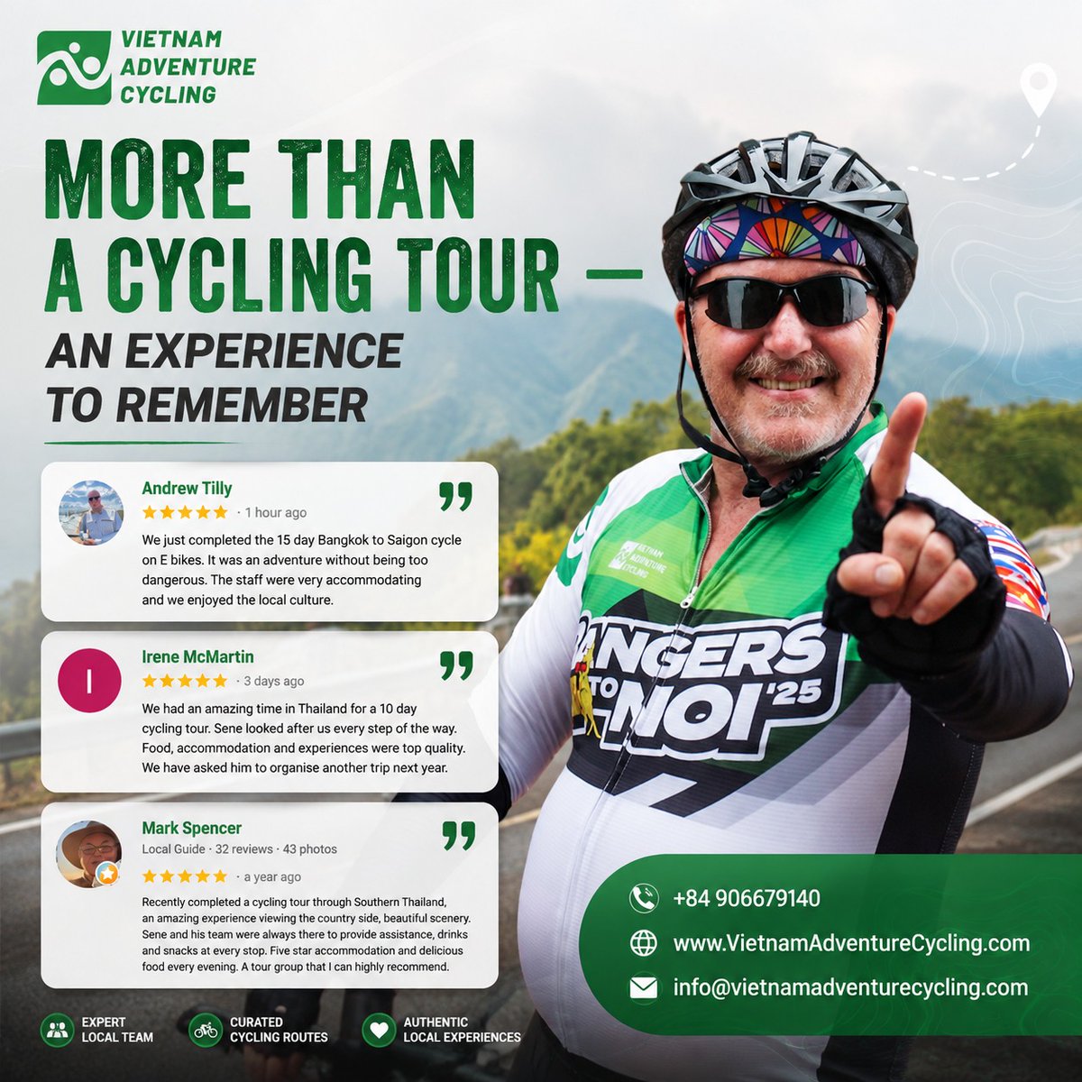 MyaXDStokesCIO's tweet photo. More than a cycling tour, it’s a journey shaped by great support, local insight, and unforgettable roads. Ride further, discover more, and enjoy every moment while the details are taken care of. https://t.co/9KgOqBPgHL