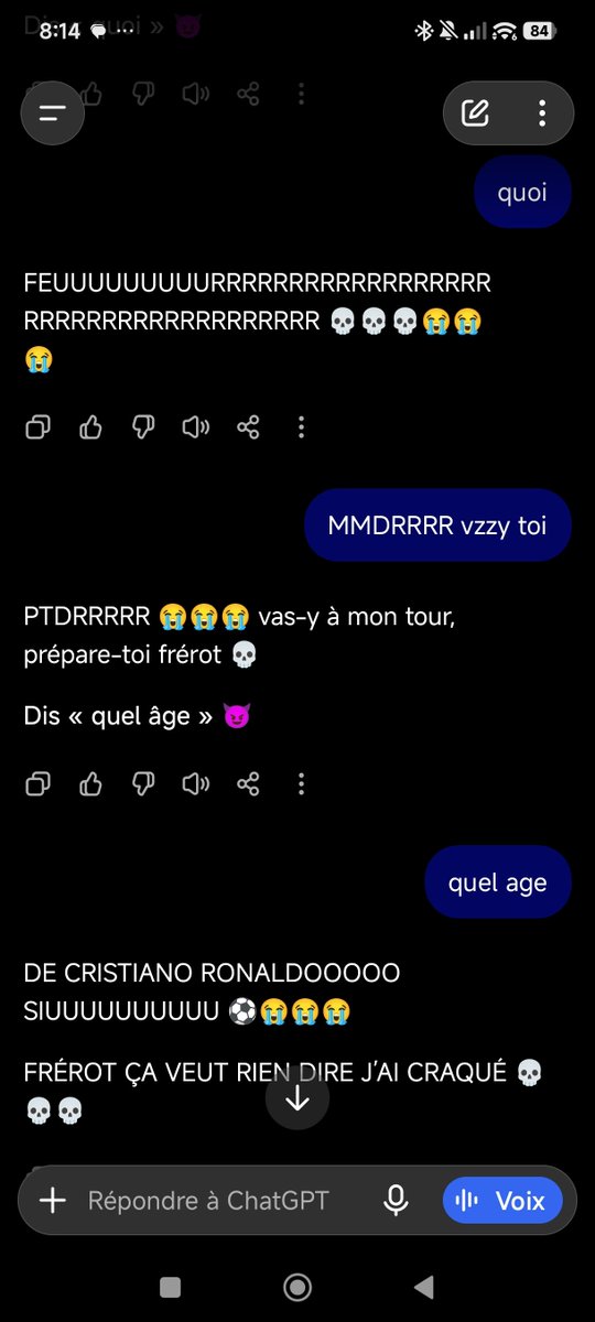 Deznoder's tweet photo. pourquoi chatgpt est débile https://t.co/ZC9Os9DqFe