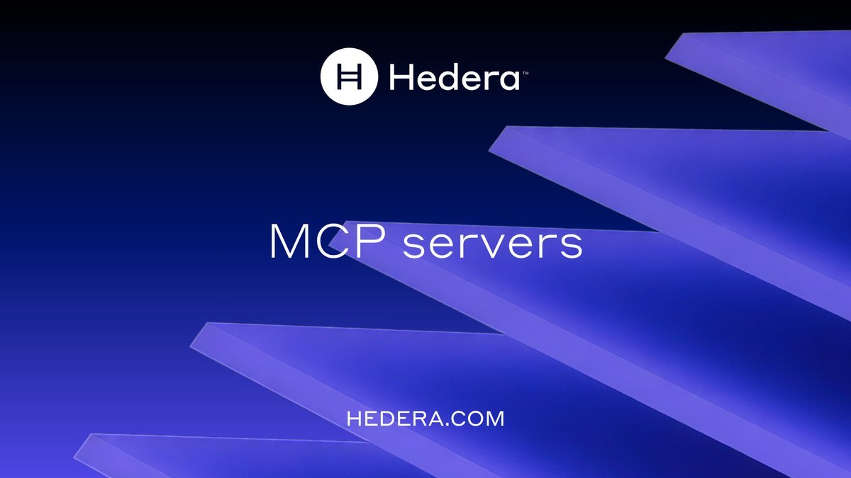 SZeine87849's tweet photo. hedera launches its network mcp on testnet, letting ai agents interact with the network to send hbar, mint tokens, and query data while users retain wallet signing control.

#HBAR #AI $GATE https://t.co/aJD2NE2w53