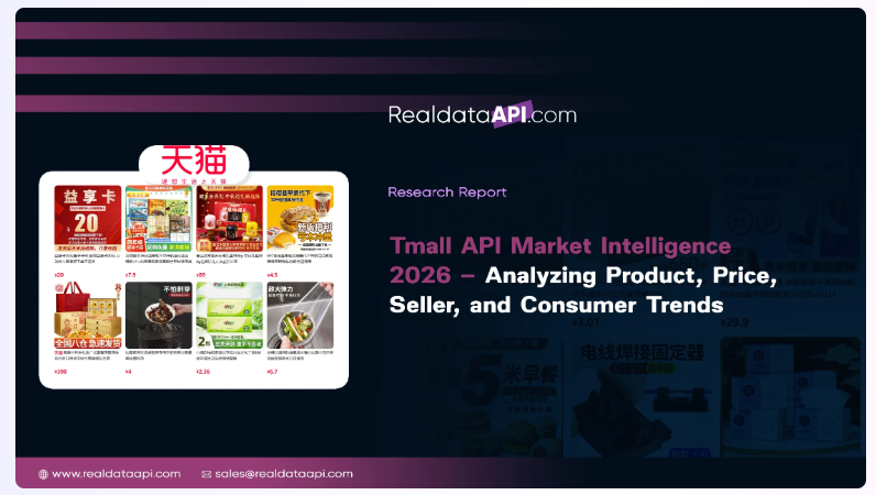 realdatascrape's tweet photo. 🛍️ Unlock e-commerce insights with the Tmall API! Analyze product listings, prices, seller details, and ratings for competitor benchmarking and market research.

#TmallAPI #EcommerceData #PriceMonitoring #RealDataAPI https://t.co/8pNNViPjKq