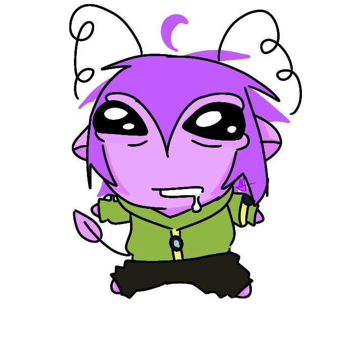 MarcusIsHere__'s tweet photo. he’s pink because he drank too much strawberry milkshake #faemoose #faemoosefanart https://t.co/fLc4AhINUJ