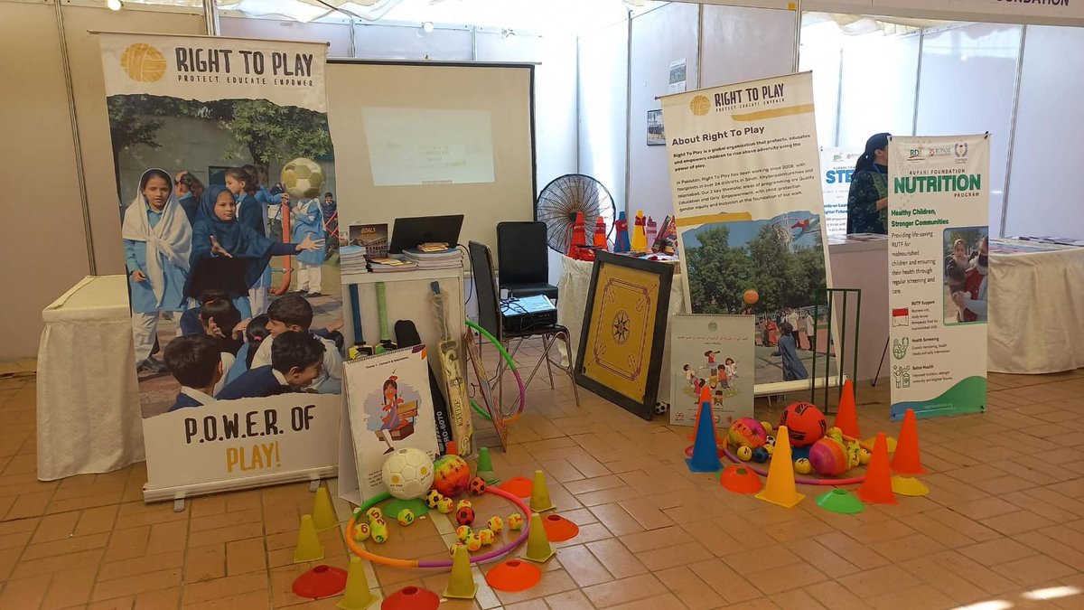 RightToPlayPak's tweet photo. Right To Play team joined the 4th International Early Childhood Care and Education (ECCE) Summit 2026 in Karachi. We shared our play-based learning approach through interactive games and learning materials.
It was a great pleasure to meet educators, practitioners,
🧵1/1 https://t.co/SsmHA6wDmf