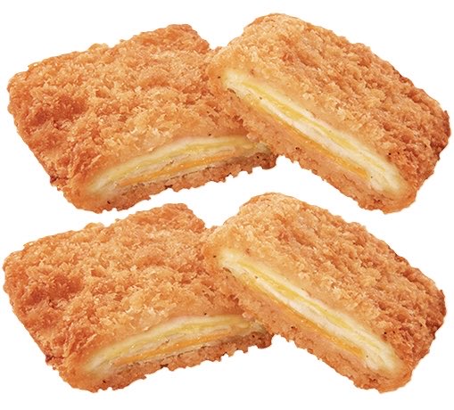 gourmetroad5's tweet photo. １０月２７日(火)よりファミリーマートから、鶏むね肉と特製チーズソースで仕上げた、旨みあふれる「ミルフィーユチキンカツ」が新発売されます✨
https://t.co/FiPhCmd1o0 https://t.co/iJUtlbb6x5