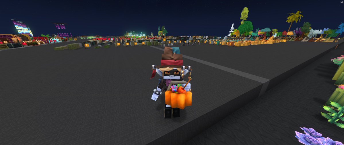 colne4naia's tweet photo. On the "Release" version of Hytale, Halloween decorations have already been added—plush toys and pumpkins. The baskets and pumpkins have also been updated.

#Hytale #HytaleBuilders https://t.co/CFYv7SuE4q