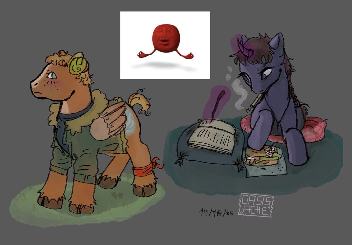 Ach3Oasis73632's tweet photo. Posteando esto aquí tambien 
Jeje
Me encanta convertir todo a pony, eso tiene nombre?

#oc https://t.co/BrM2RiwqmM