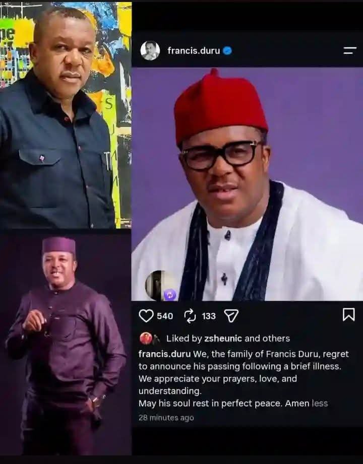 DanielofTruth's tweet photo. Ahhhh another nollywood actor gone....
Rest in peace Sir Francis Duru https://t.co/pO06jEBp9a