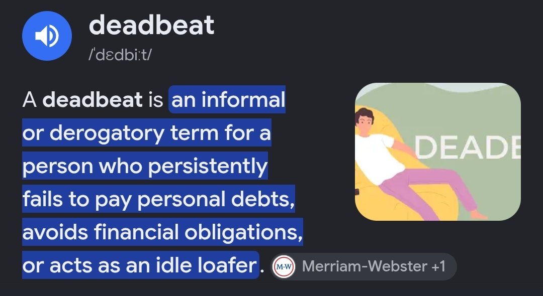 Homebody199's tweet photo. @MushleMunchkins @GloryandPromise @TS_Relow @KhananiShingan1 What are you on about. A deadbeat has to persistently not provide, that is not a man that pauses because he is being denied access and will definitely resume once the mom stops being evil. https://t.co/RnpxyhGAM5